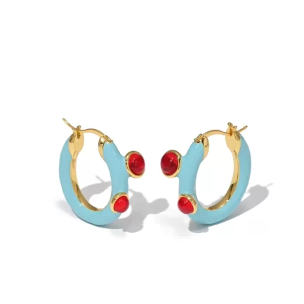 Enamel Drop Glaze Earrical Earrings