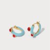 Enamel Drop Glaze Earrical Earrings3