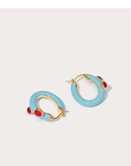 Enamel Drop Glaze Earrical Earrings4