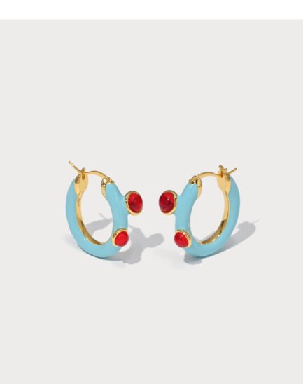 Enamel Drop Glaze Earrical Earrings5