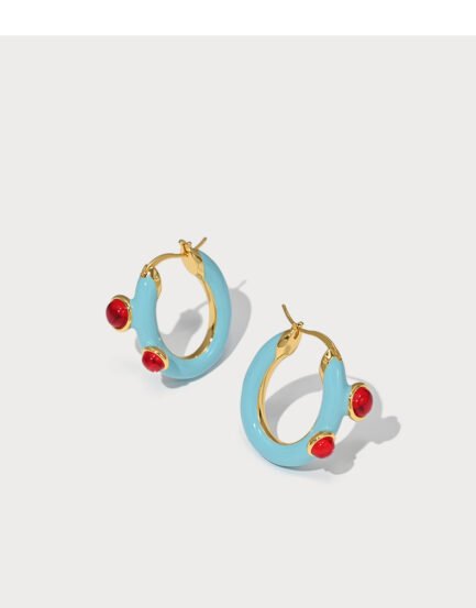 Enamel Drop Glaze Earrical Earrings7