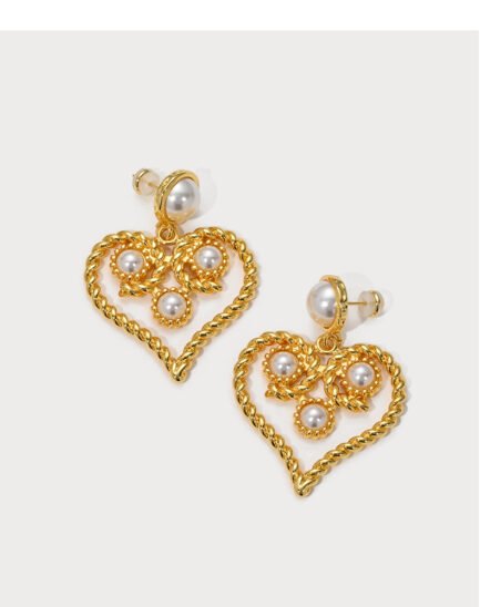 Heart Drop Earrings2