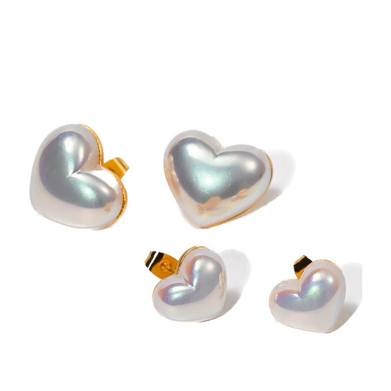 Heart Pearl Earrings1