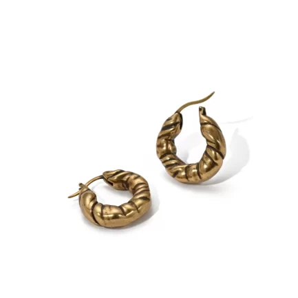 brass earrings