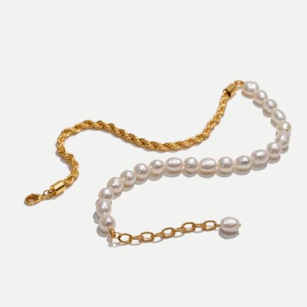 gold pearl necklace 7