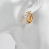 pearl earrings gold 1