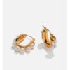 pearl earrings gold 8