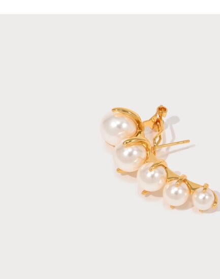 pearl hoop earrings8