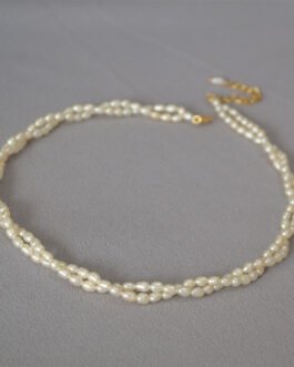 Double layer pearl bracelet 15
