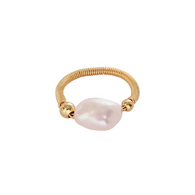 baroque gold ring