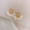 baroque pearl gold earrings2