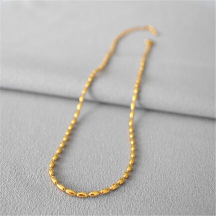gold bead necklace 8