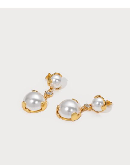 double pearl earrings7