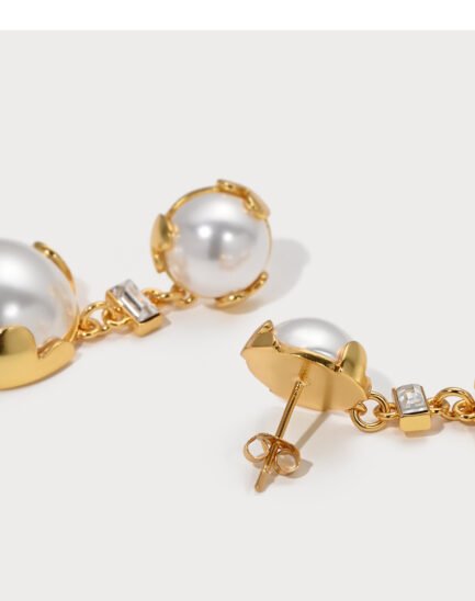 double pearl earrings9