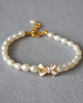 freshwater pearl bracelet with bowknot 4