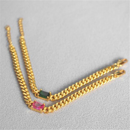 gold cuban link bracelet 6