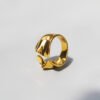 gold wave ring 13