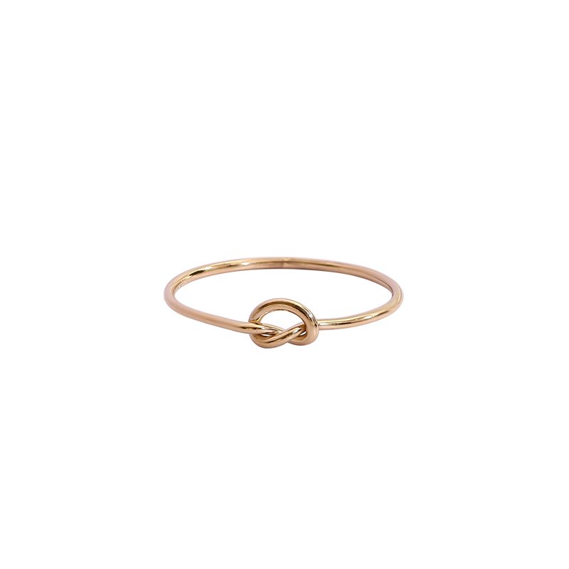 knot gold ring
