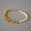 knotted gold pearl bracelets 3