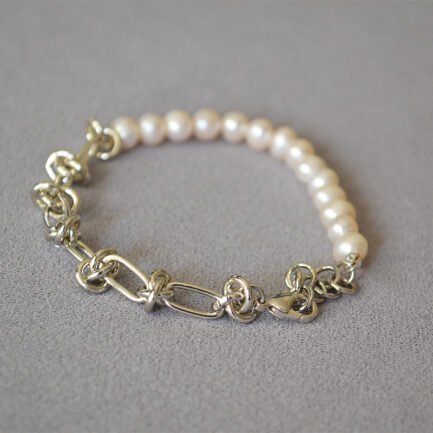 knotted gold pearl bracelets 5