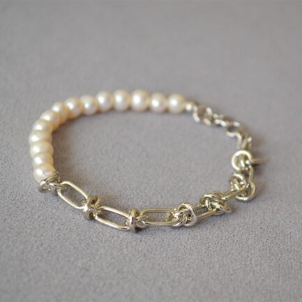 knotted gold pearl bracelets 6