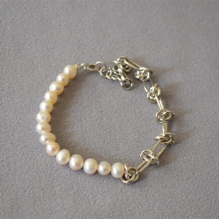 knotted gold pearl bracelets 7
