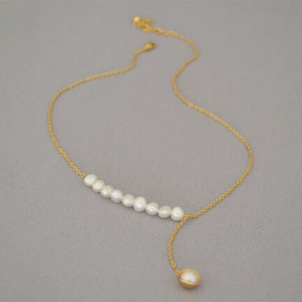 pearl and chain necklace 4