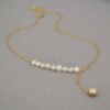 pearl and chain necklace 5