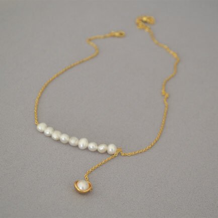 pearl and chain necklace 6