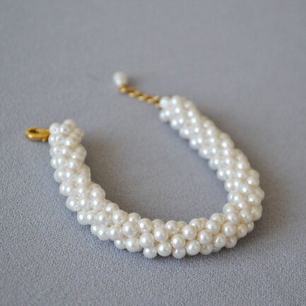 pearl bracelet twist design 3