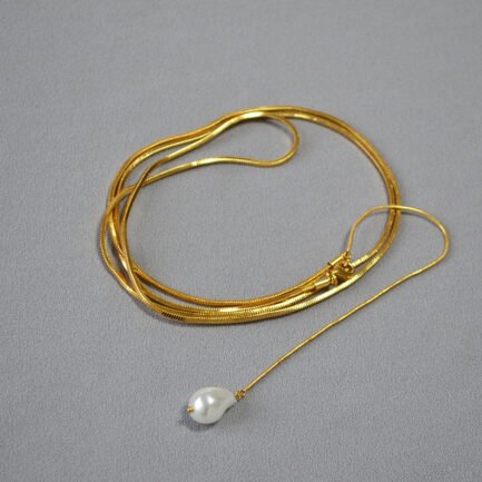 pearl pendant gold 6