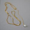 pearl pendant gold 8