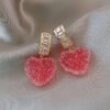 red heart earrings1
