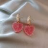 red heart earrings2