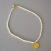 small pearl necklace designs in gold 16