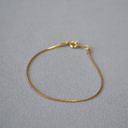 thin gold bracelet 11