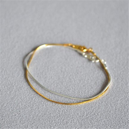 thin gold bracelet 17