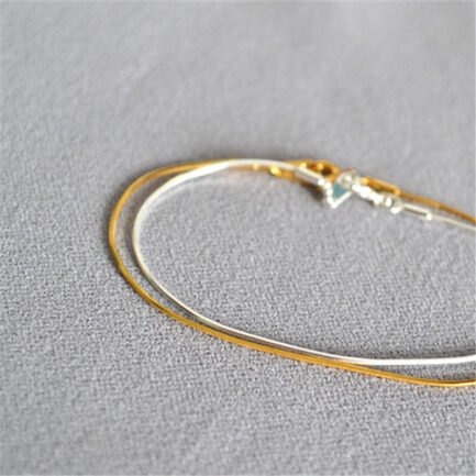 thin gold bracelet 18