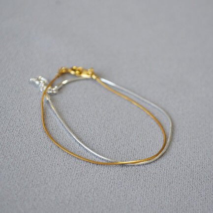 thin gold bracelet 9