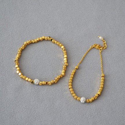 waist gold bracelet with diamond 0