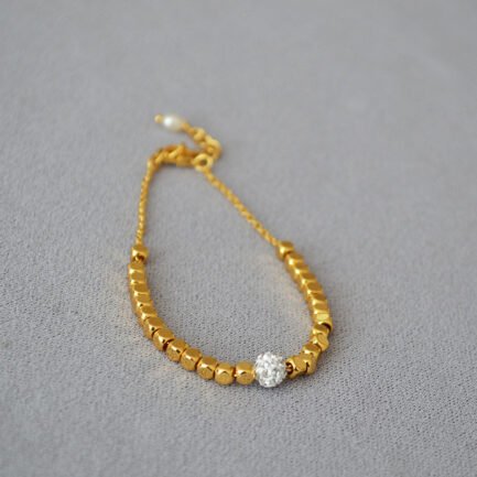 waist gold bracelet with diamond 17