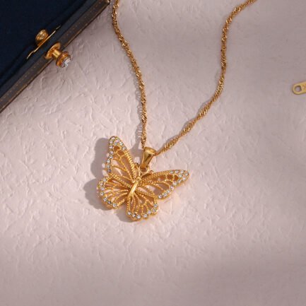 butterfly necklace 4