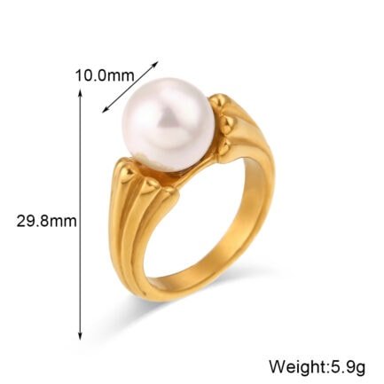 large pearl ring 5