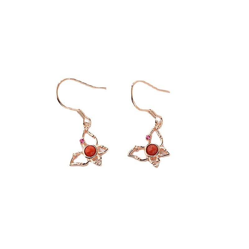 ruby butterfly earrings 6