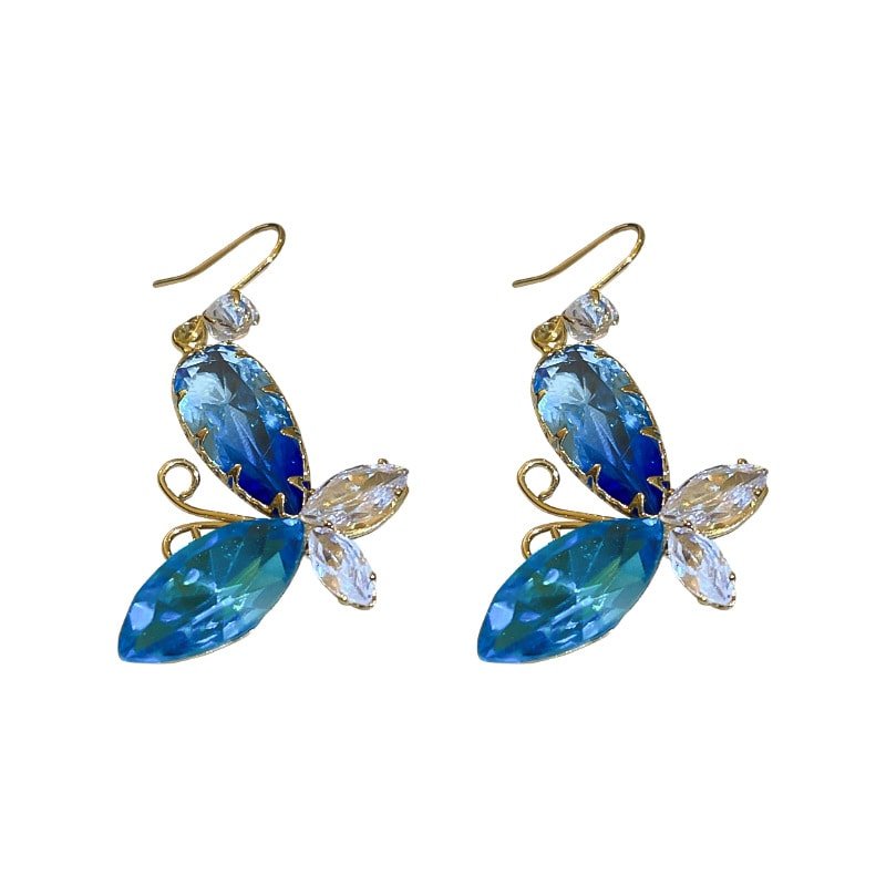 sapphire butterfly earrings 7
