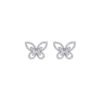 silver butterfly earrings 1