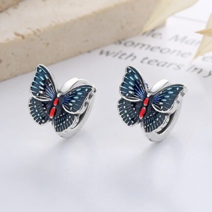 vintage butterfly earrings 0