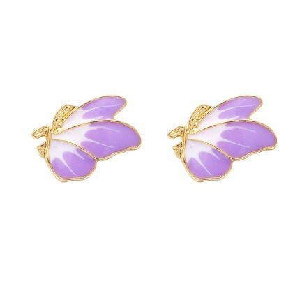 yellow butterfly earrings 12