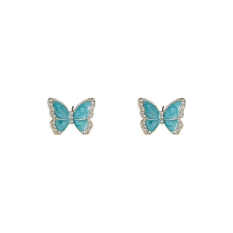 zircon butterfly earrings 7