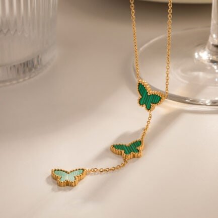 gold butterfly necklace 8